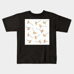 Bird of Paradise Pattern Kids T-Shirt